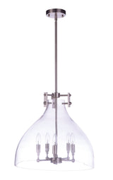 Craftmade 55895-BNK brushed polished nickel pendant