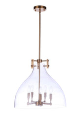 Craftmade 55895-SB satin brass pendant