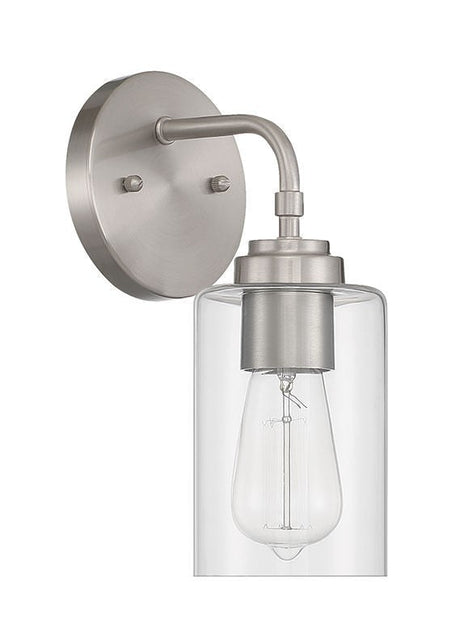 Craftmade 56001-BNK brushed polished nickel wall sconce