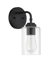 Craftmade 56001-FB flat black wall sconce