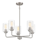 Craftmade 56025-BNK brushed polished nickel chandelier