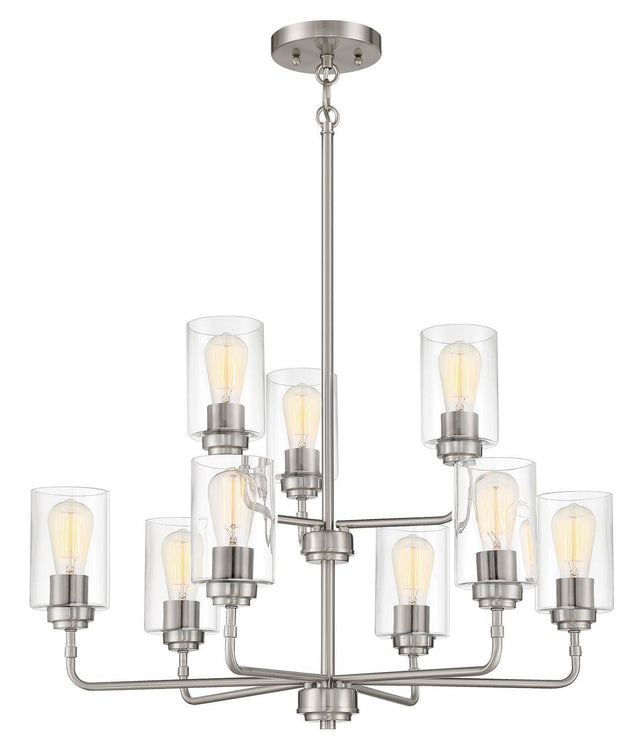 Craftmade 56029-BNK brushed polished nickel chandelier