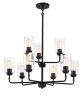 Craftmade 56029-FB flat black chandelier