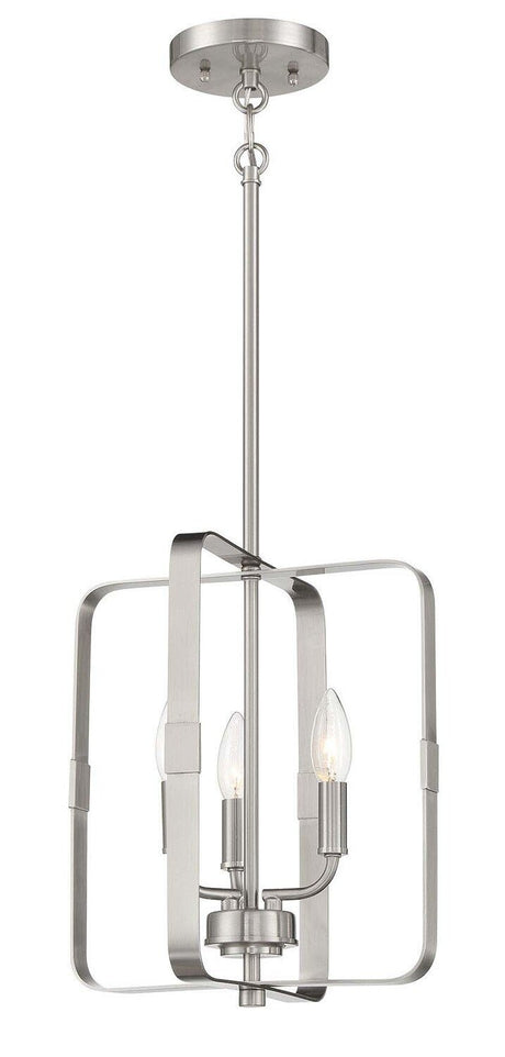 Craftmade 56033-BNK brushed polished nickel foyer