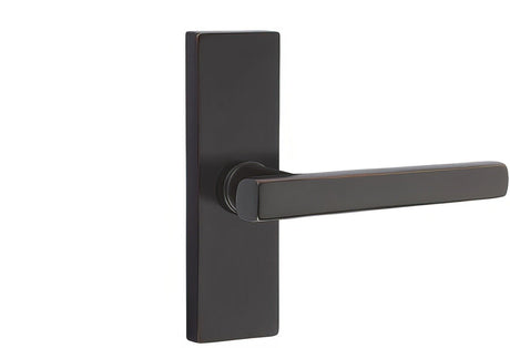 Emtek 5607FRLUS10BRH oil rubbed bronze privacy door lever