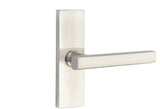 Emtek 5607FRLUS15RH satin nickel privacy door lever