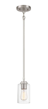 Craftmade 56091-BNK brushed polished nickel mini pendant