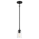 Craftmade 56091-FB flat black mini pendant
