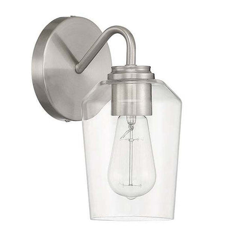 Craftmade 56101-BNK brushed polished nickel wall sconce