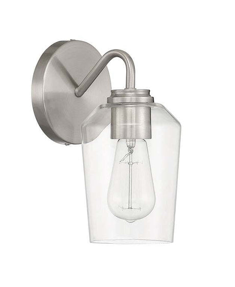 Craftmade 56101-BNK brushed polished nickel wall sconce