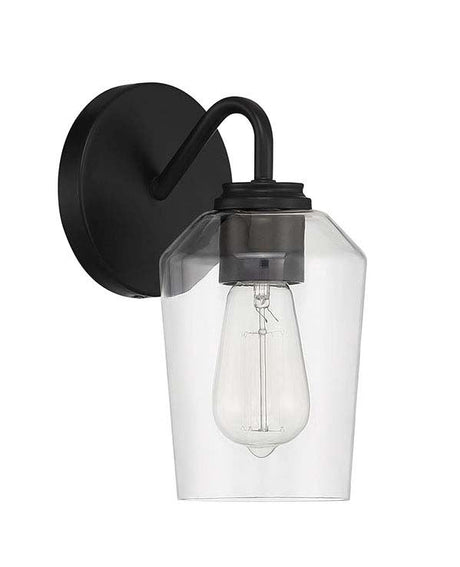 Craftmade 56101-FB flat black wall sconce