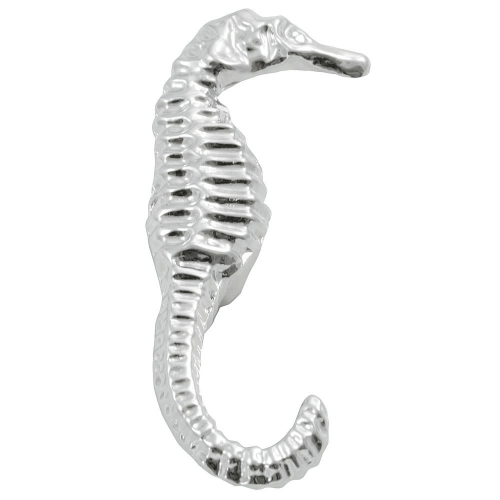 Laurey 56126 561 Oceana Zinc Sea Horse Cabinet Knob Polished Chrome