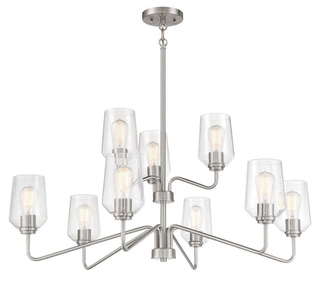 Craftmade 56129-BNK brushed polished nickel chandelier