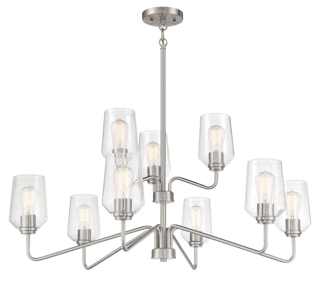 Craftmade 56129-BNK brushed polished nickel chandelier