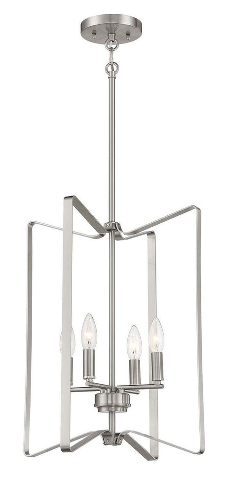 Craftmade 56134-BNK brushed polished nickel foyer