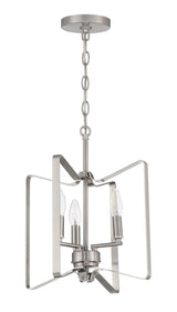 Craftmade 56153-BNK brushed polished nickel convertible semi flush