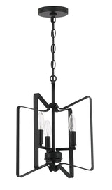 Craftmade 56153-FB flat black convertible semi flush