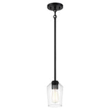 Craftmade 56191-FB flat black mini pendant