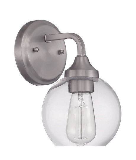 Craftmade 56201-BNK brushed polished nickel wall sconce