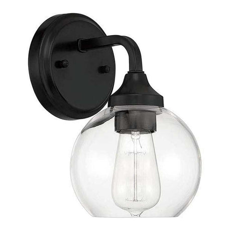 Craftmade 56201-FB flat black wall sconce