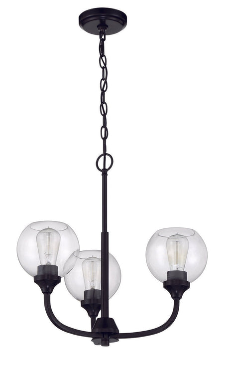 Craftmade 56223-FB flat black chandelier