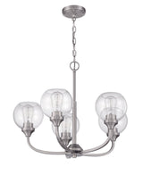Craftmade 56225-BNK brushed polished nickel chandelier