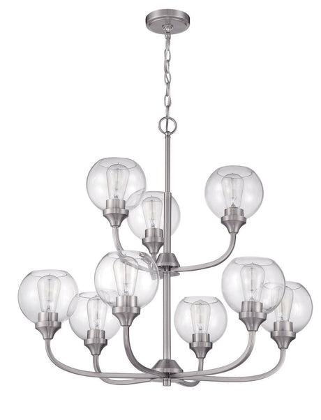 Craftmade 56229-BNK brushed polished nickel chandelier