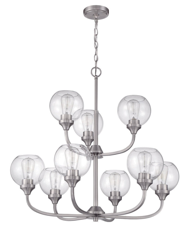 Craftmade 56229-BNK brushed polished nickel chandelier