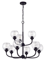 Craftmade 56229-FB flat black chandelier