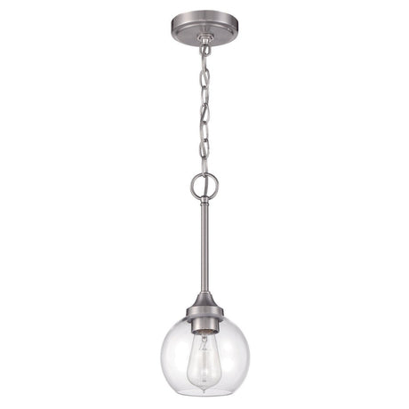 Craftmade 56291-BNK brushed polished nickel mini pendant