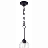 Craftmade 56291-FB flat black mini pendant