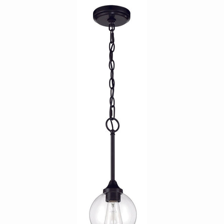 Craftmade 56291-FB flat black mini pendant