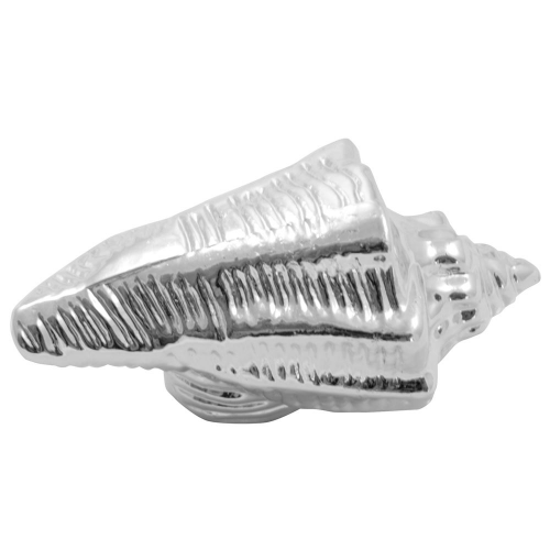 Laurey 56326 563 Oceana Zinc Conch Cabinet Knob Polished Chrome