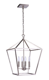 Craftmade 56335-BNK Flynt II 4 Light 16" Foyer Brushed Polished Nickel