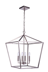 Craftmade 56336-BNK Flynt II 4 Light 20" Foyer Brushed Polished Nickel