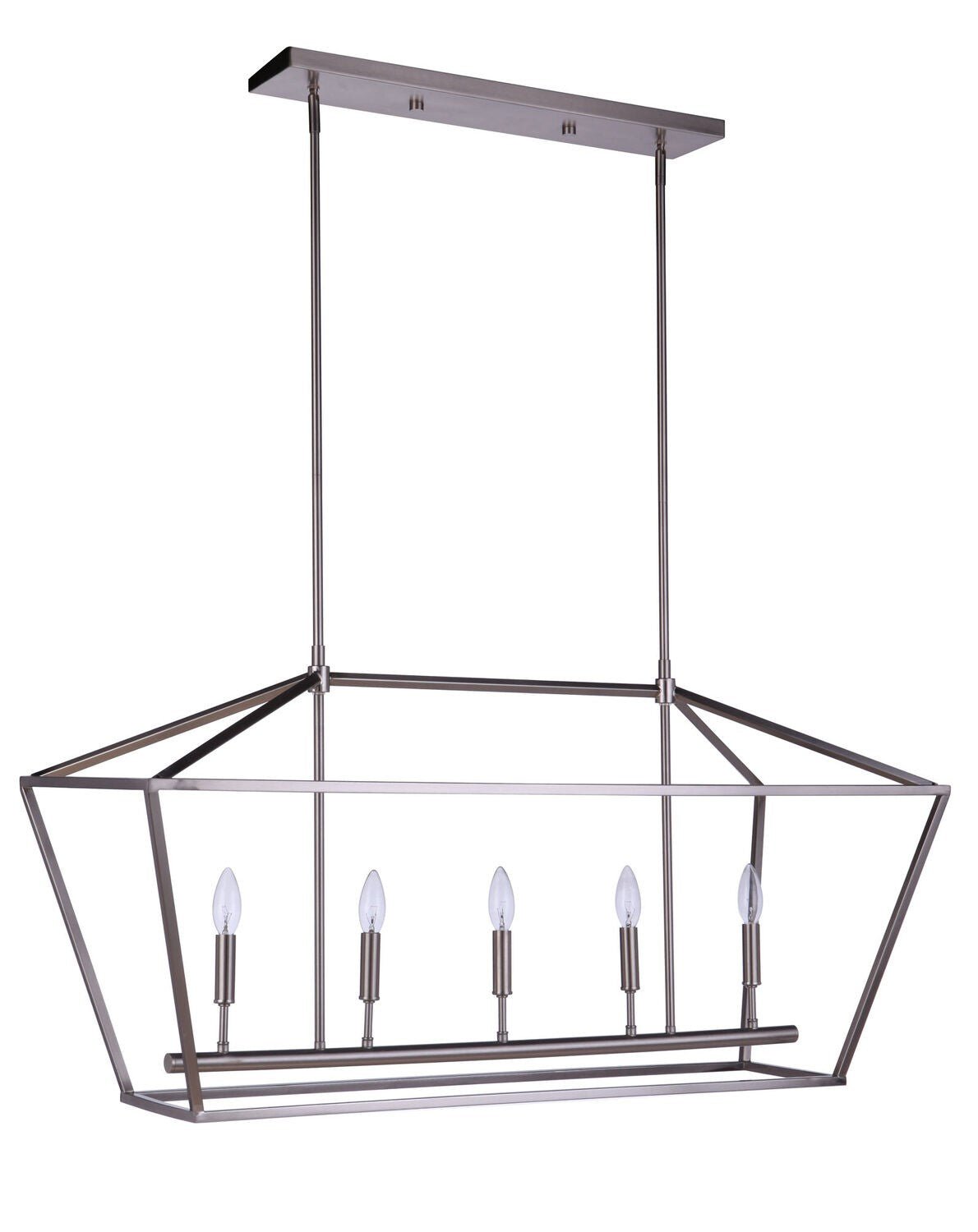 Craftmade 56375-BNK Flynt II island in polished brass, additional view