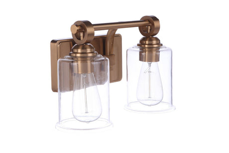 Craftmade 56402-SB Romero 2 Light Vanity Satin Brass