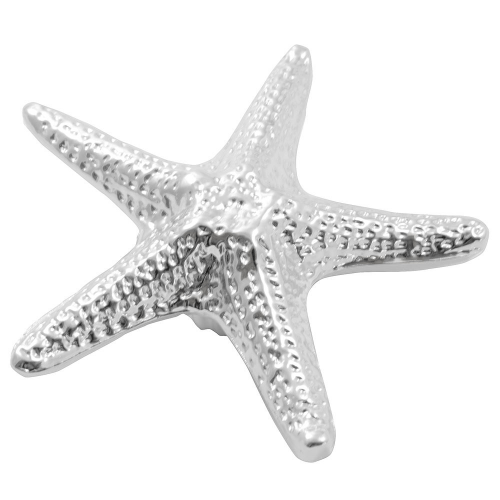 Laurey 56726 567 Oceana Zinc Starfish Cabinet Knob Polished Chrome