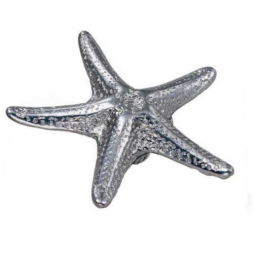 Laurey 56760 567 Oceana Zinc Starfish Cabinet Knob Silverado