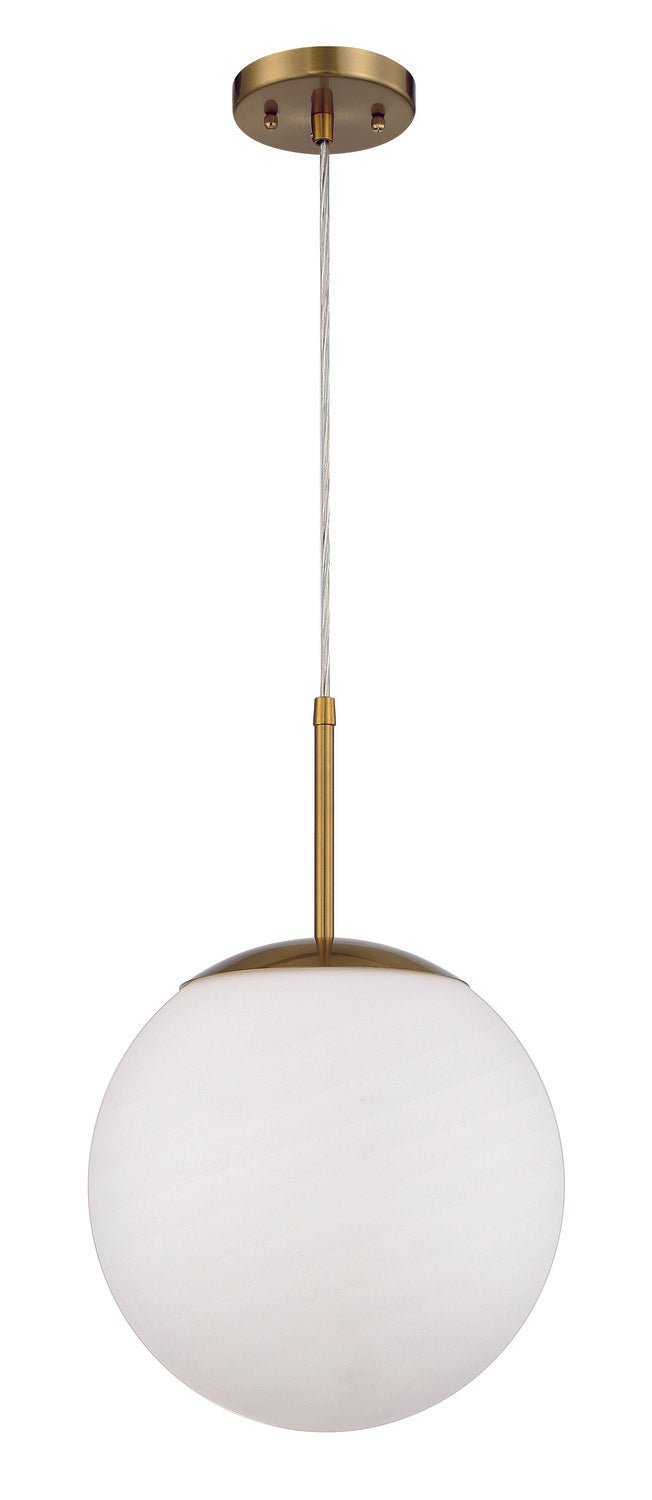 Craftmade 56892-SB-WG satin brass pendant