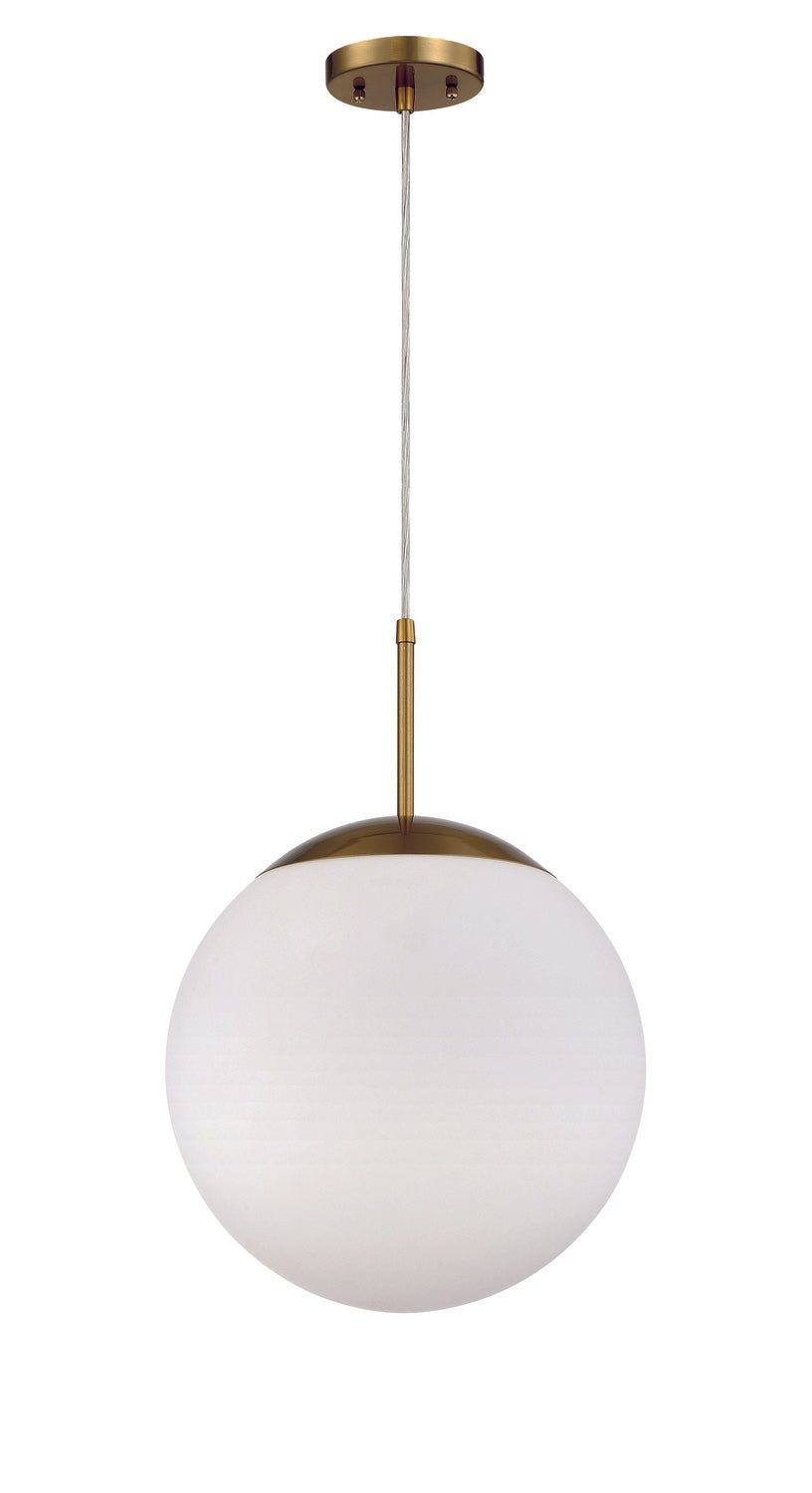 Craftmade 56893-SB-WG satin brass pendant