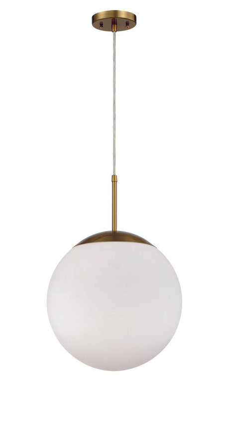 Craftmade 56893-SB-WG satin brass pendant