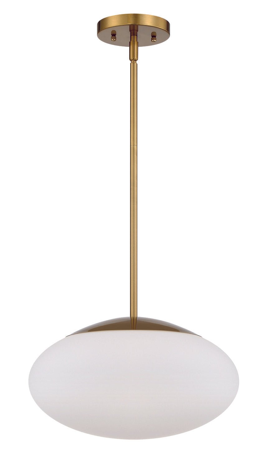 Craftmade 56894-SB-WG satin brass pendant