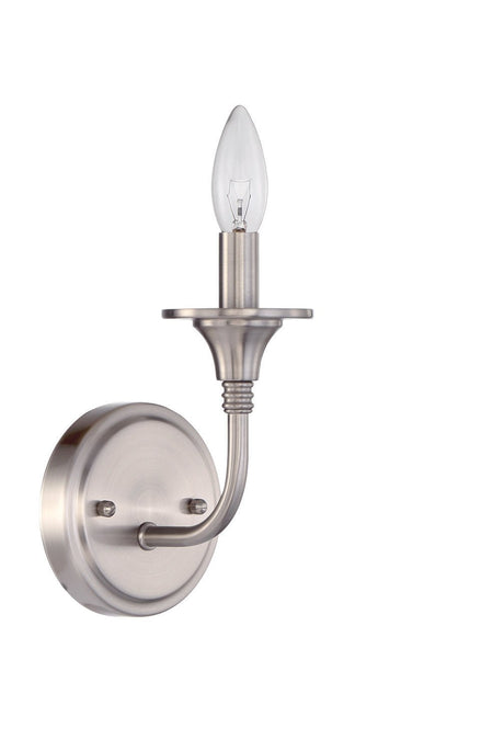 Craftmade 57061-BNK Jolenne 1 Light Wall Sconce Brushed Polished Nickel