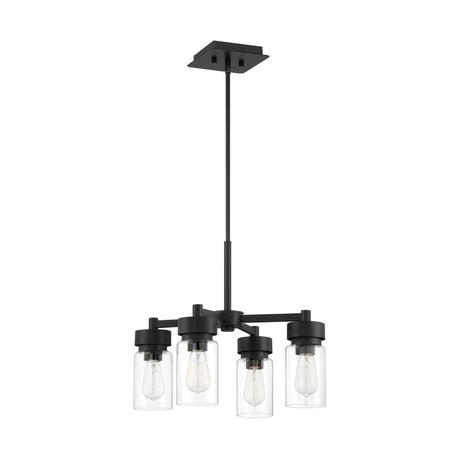 Craftmade 57124-MN Bennet 4 Light Outdoor Chandelier in Midnight