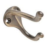 Ives 571A5 antique brass coat and hat hook