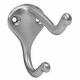 Ives 571B26D satin chrome coat and hat hook