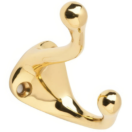 Ives coat and hat hook in satin stainless, additional view