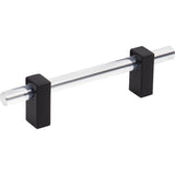 Jeffrey Alexander 578-96MB matte black cabinet drawer pull