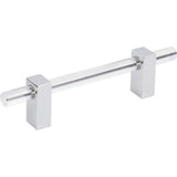 Jeffrey Alexander 578-96PC polished chrome cabinet drawer pull